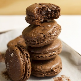 Salted Nutella Macarons