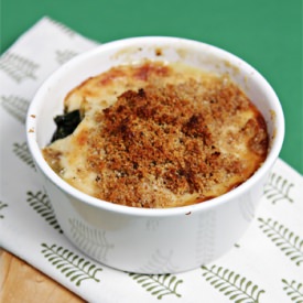 Individual Swiss Chard Gratins