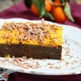 Grain Free Fudge Pumpkin Brownies