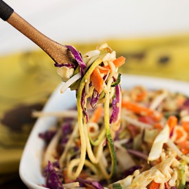 Thai Inspired Raw Zucchini Salad
