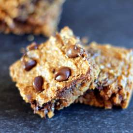 PB Chocolate Chip Blondies
