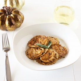 Pumpkin Ravioli with Brown Butter