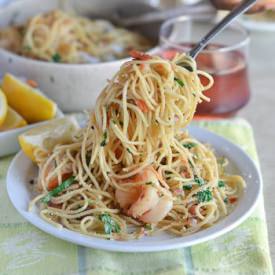 Bacon Shrimp  Scampi