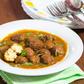 Chicken Meat Balls in Spicy Gravy