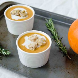 Spiced Pumpkin White Bean Bisque