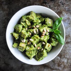 Paleo Chicken Pesto Salad