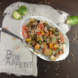 Brussel Sprout & Farro Salad