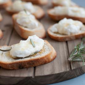 Honey Ricotta Crostini