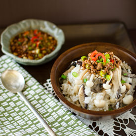 Mushroom Rice Bowl