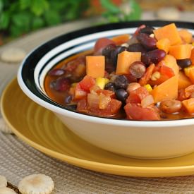 3 Bean Sweet Potato Chili