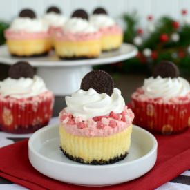 White Chocolate Peppermint Cakes