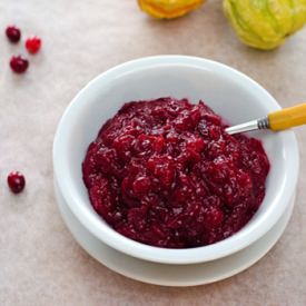 3-Ingredient Paleo Cranberry Sauce