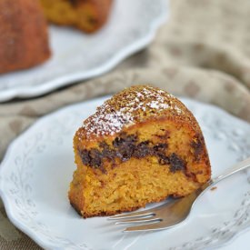 Pumpkin Bundt with Cinnamon Swirl