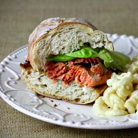 Blackened Salmon Sandwich