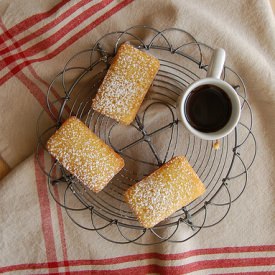 Orange Cornmeal Financiers
