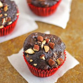 Chocolate Almond Muffins