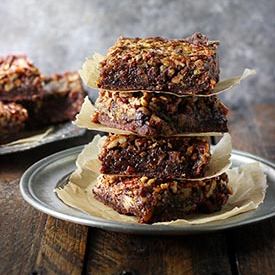 Chocolate Caramel Pecan Pie Bars