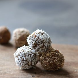 Raw Carrot Cake Bites