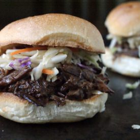 Sweet Korean BBQ Sandwiches