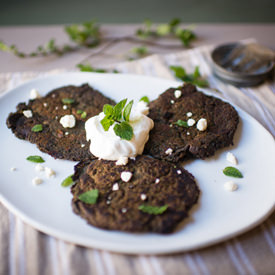 Swiss Chard and Black Bean Fritters