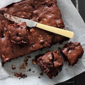 Flourless Choc Raspbery Brownies