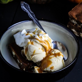 Pumpkin Ice Cream Sundae