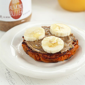 Inspiralized Bun with Almond Butter
