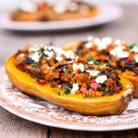 Chipotle Turkey Stuffed Squash