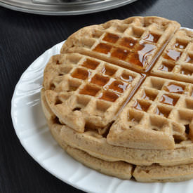 Earl Grey Almond Milk Waffles