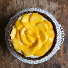 Mango and Honey Yogurt Tart