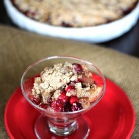 Pear & Cranberry Crisp