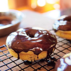 Baked Banana Donuts