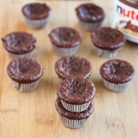 Flourless Nutella Muffins