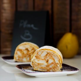 Pear Strudel with Cantuccini