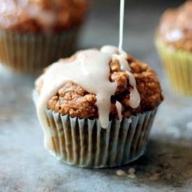 Chai Pumpkin Oatmeal Muffins