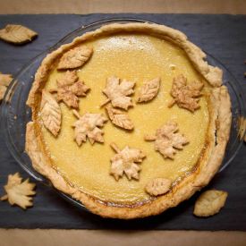 Rustic Maple-Caramel Pie