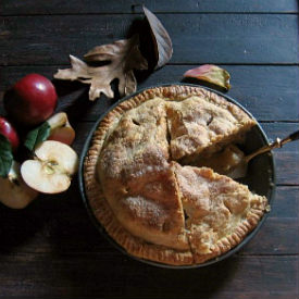 Apple Toffee Pie