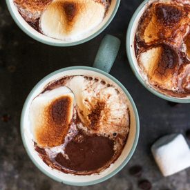 Broiled Bailey’s Hot Chocolate