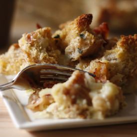 Bacon and Cheese Strata