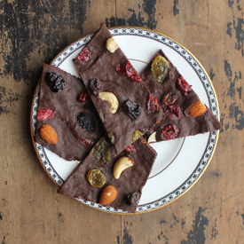 Pumpkin & Spice Dark Chocolate Bark