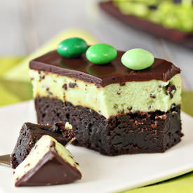 Mint Chip Mousse Brownies