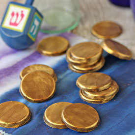 Homemade Hanukkah Gelt