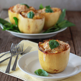 White Pizza Spaghetti Squash
