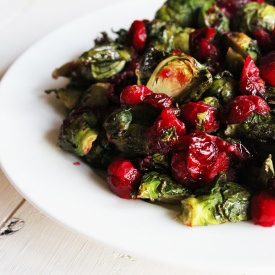 Maple Roasted Brussels Sprouts