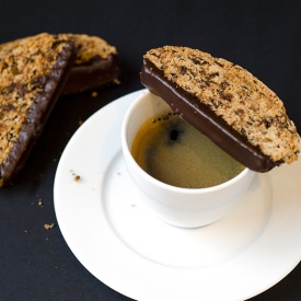 Biscotti with Ginger and Chocolate