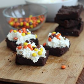 Brownies with Cheesecake Fluff