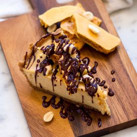 Peanut Butter Honeycomb Pie