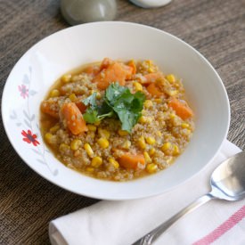 Corn Quinoa Sweet Potato Chowder