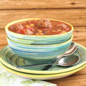 Slow Cooker Mexican Meatball Soup