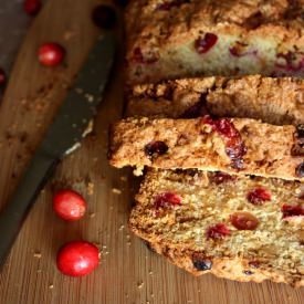 Cranberry White Chocolate Bread